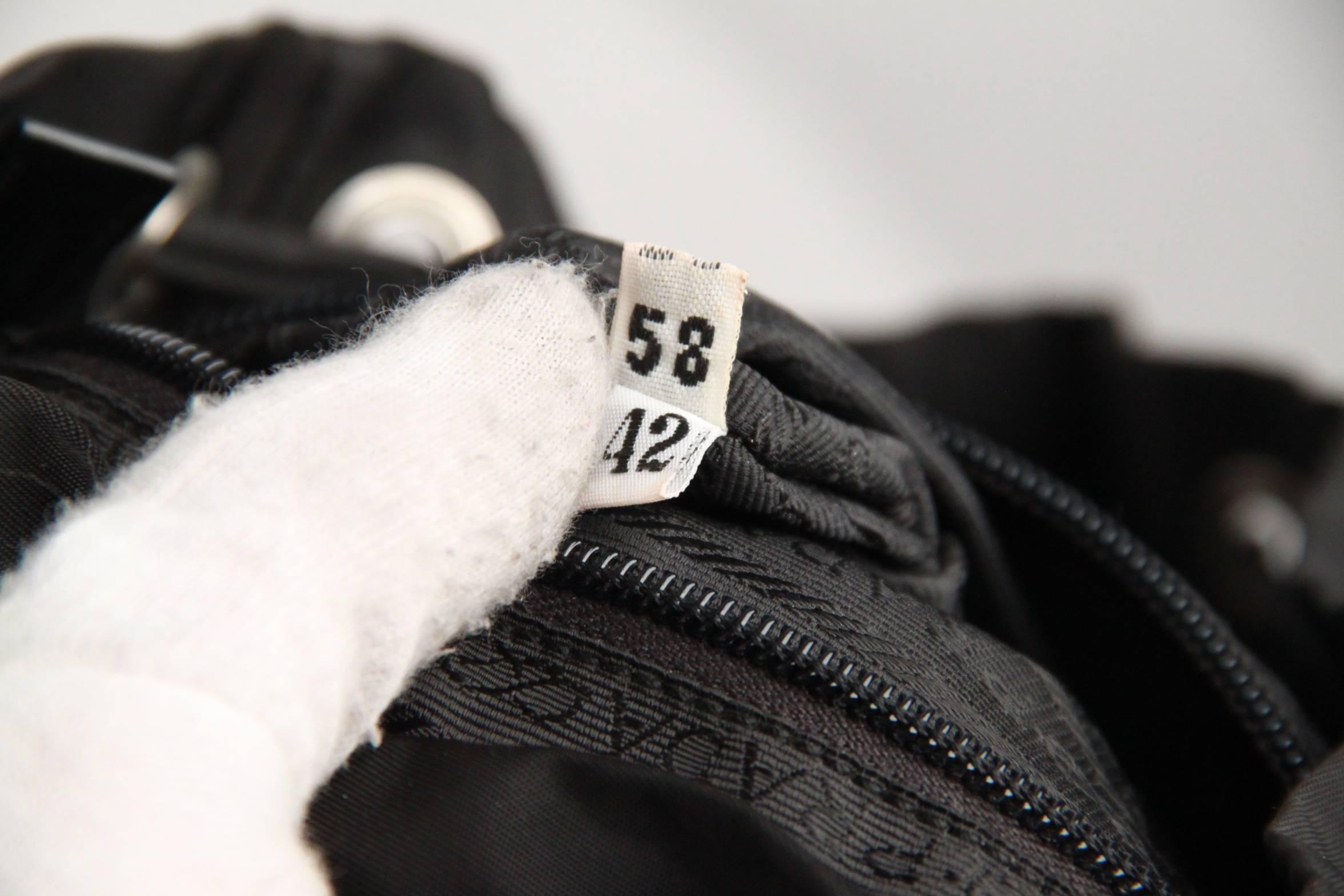 BACKPACK en toile de nylon noire Prada 2