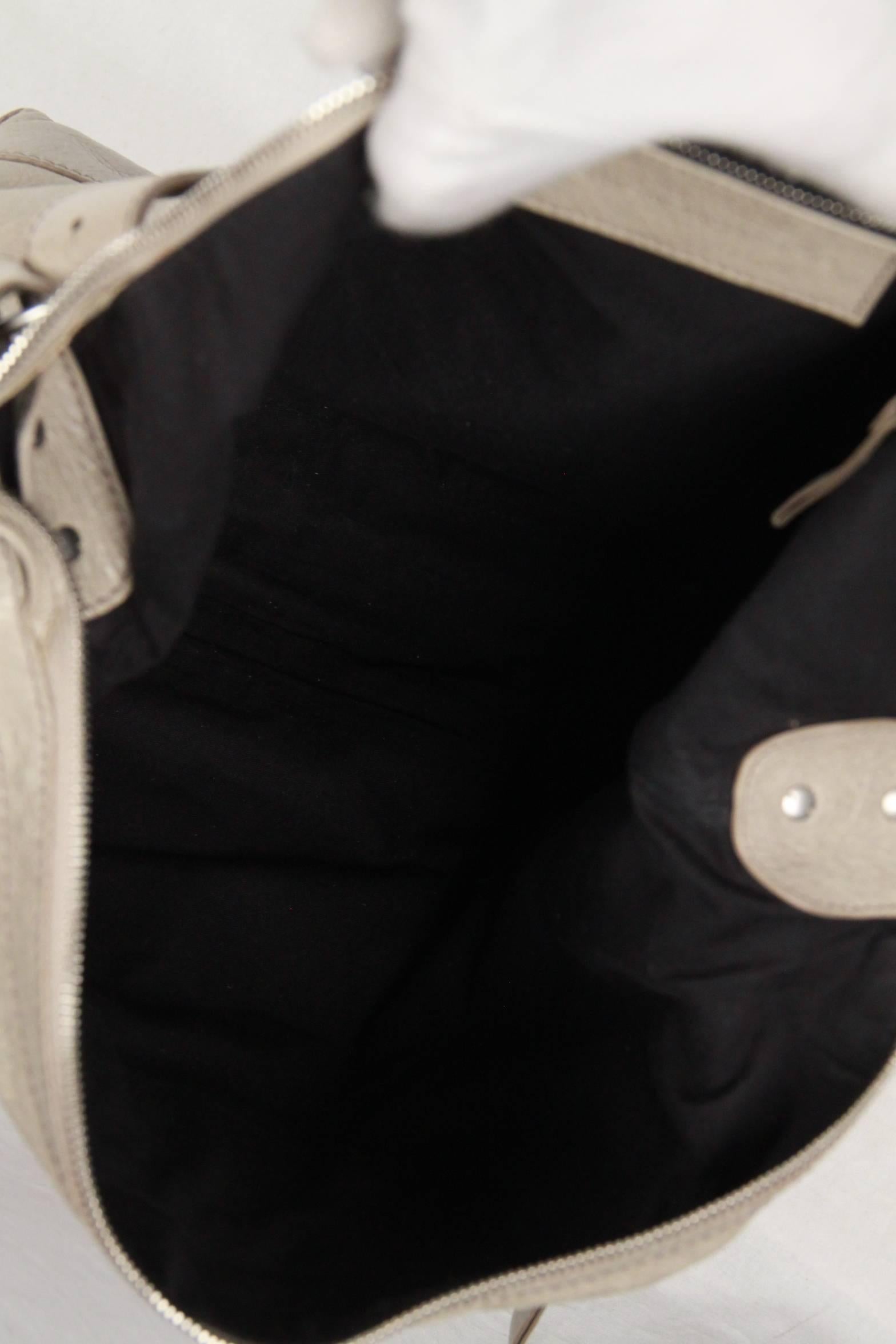 Women's BALENCIAGA Gray Leather ARENA CLASSIC DAY Shoulder Bag