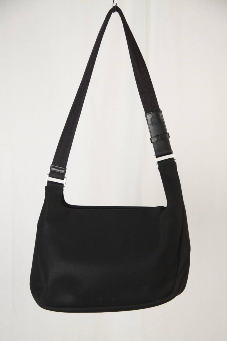 PRADA Black Neoprene Fabric SHOULDER BAG For Sale at 1stDibs prada