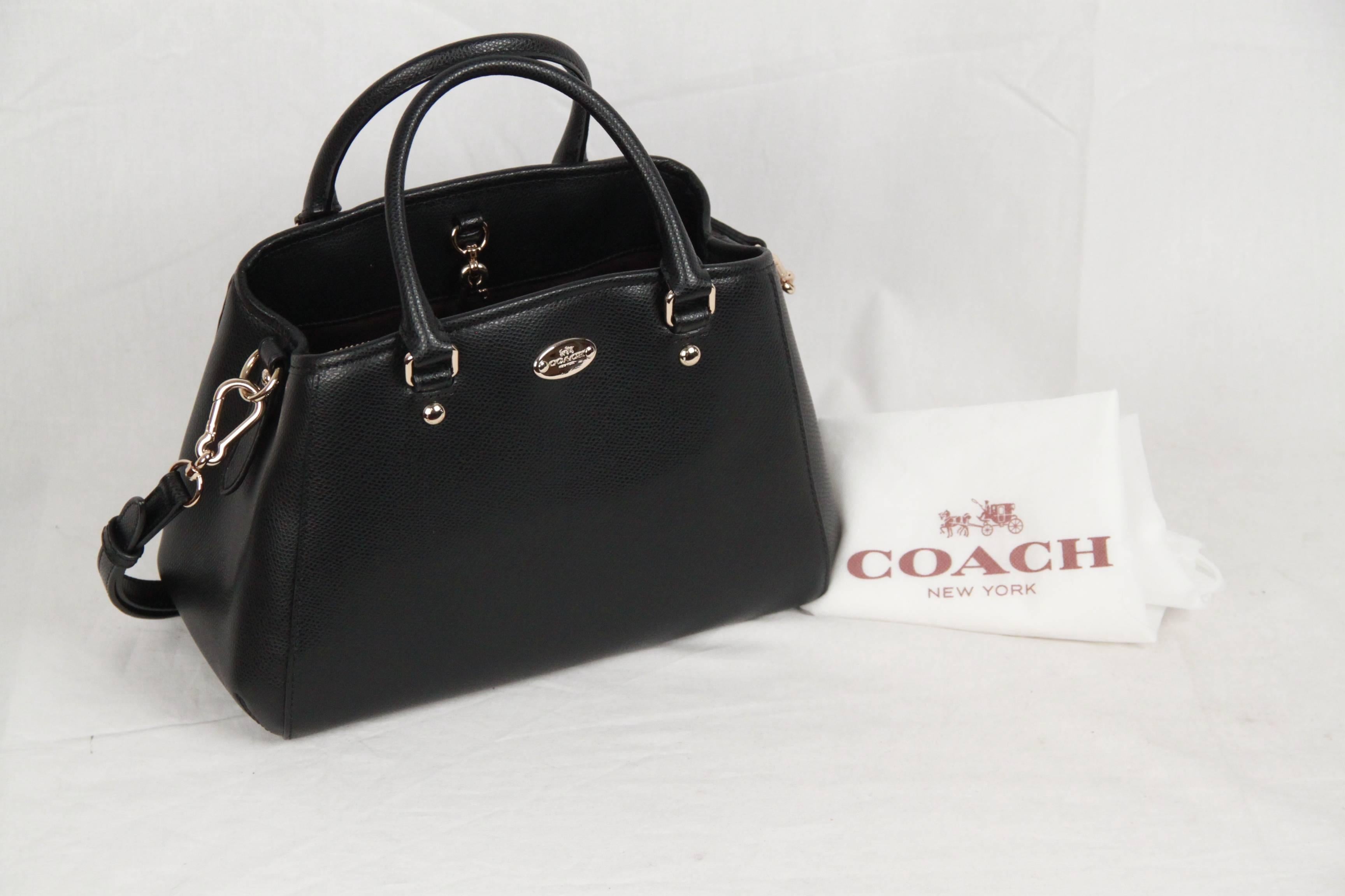 coach black bags