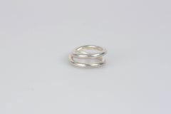 TIFFANY & CO PALOMA PICASSO Sterling Silver LE CIRCLE Crossover RING