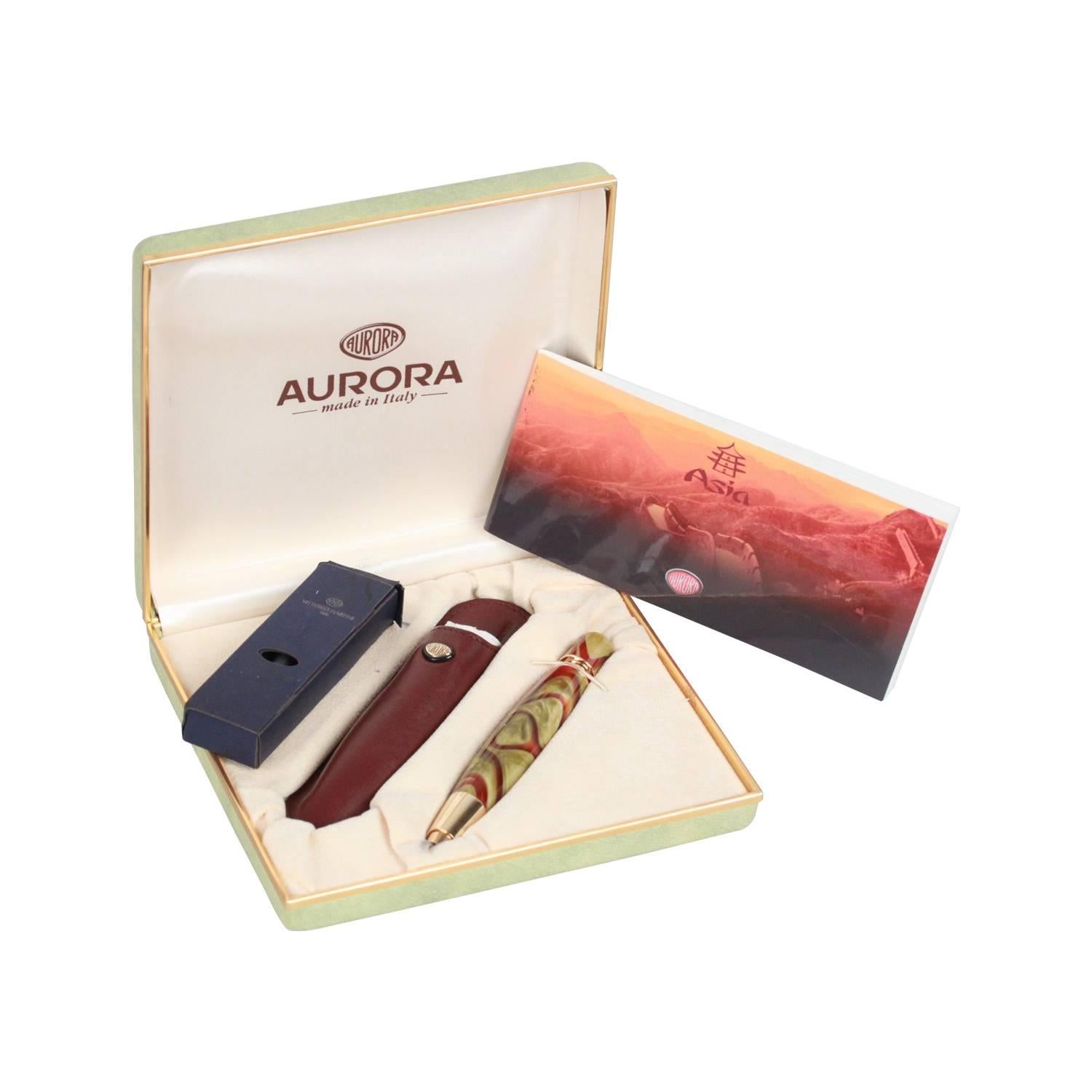 AURORA Limited Edition ASIA MECHANICAL PENCIL Sketch Pen w/ BOX