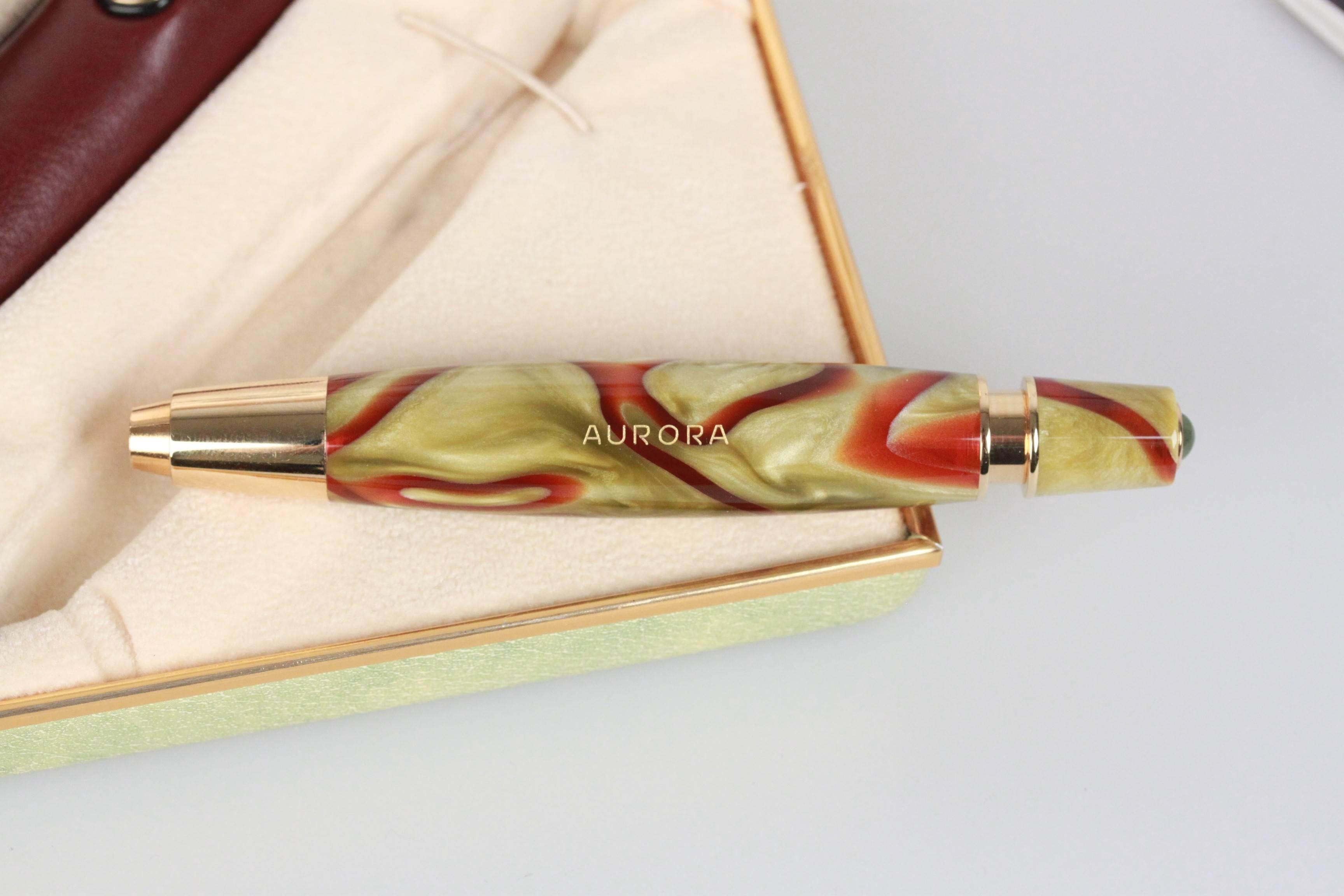 Beige AURORA Limited Edition ASIA MECHANICAL PENCIL Sketch Pen w/ BOX
