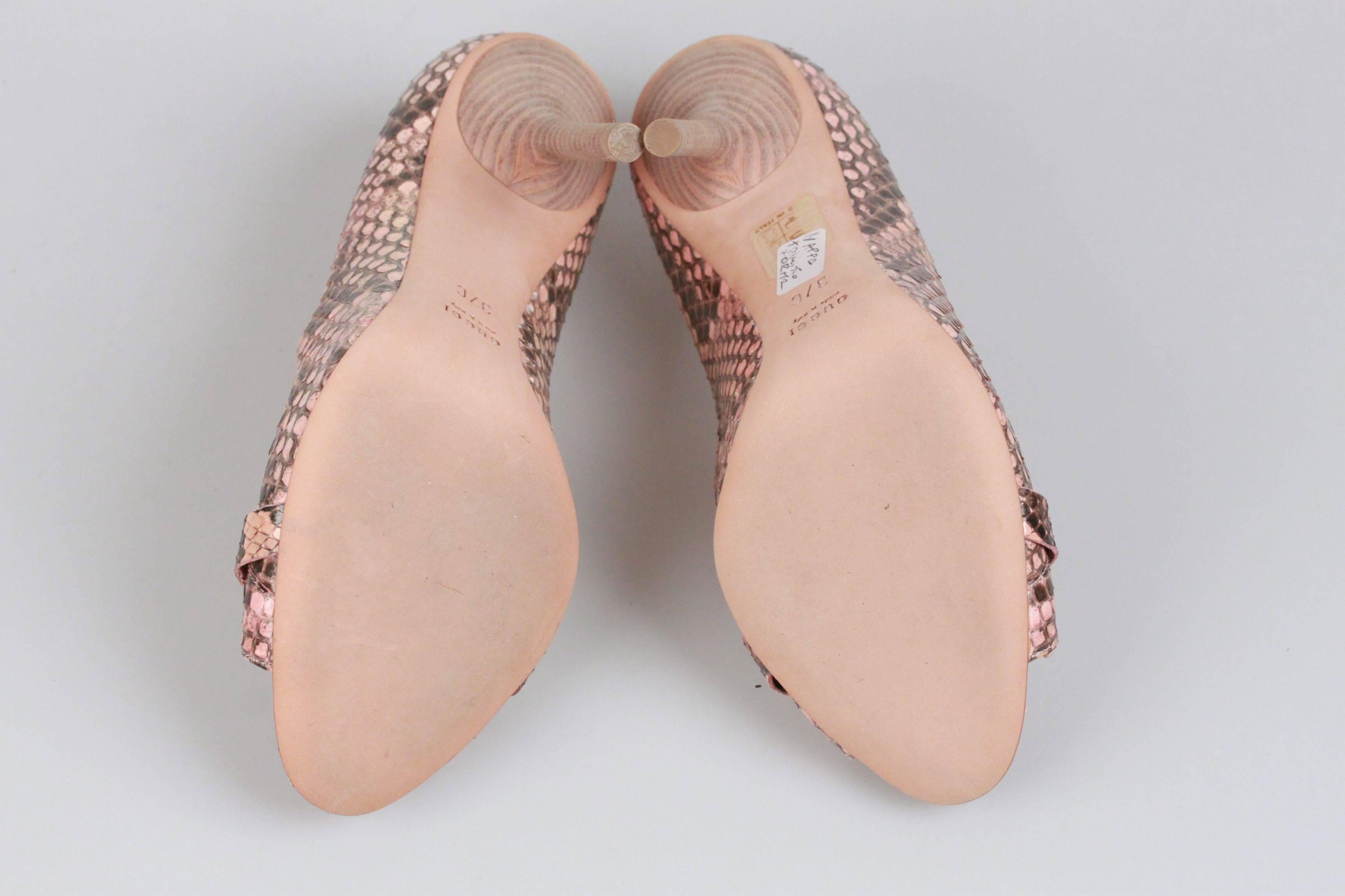 gucci pink heels