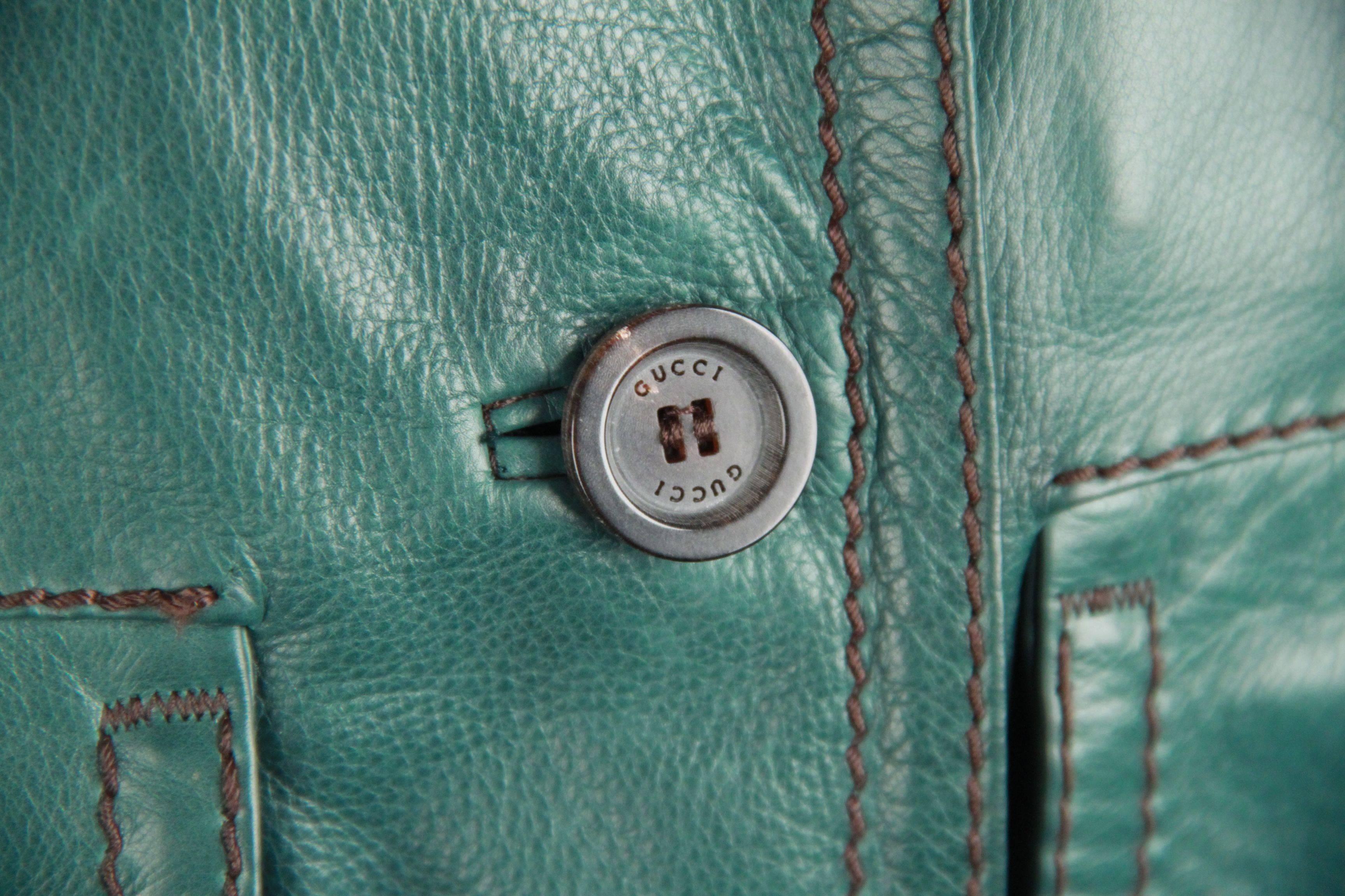 gucci madonna leather jacket