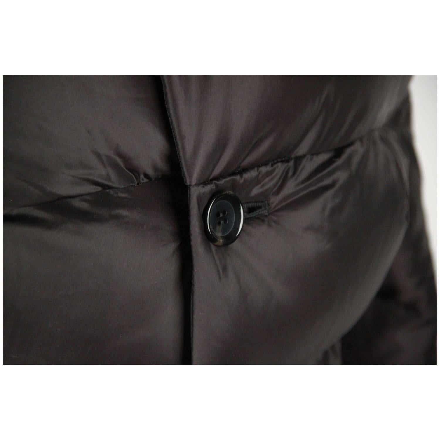 JUNIA WATANABE COMME DES GARCONS Black Nylon DOWN JACKET Size M In Good Condition In Rome, Rome