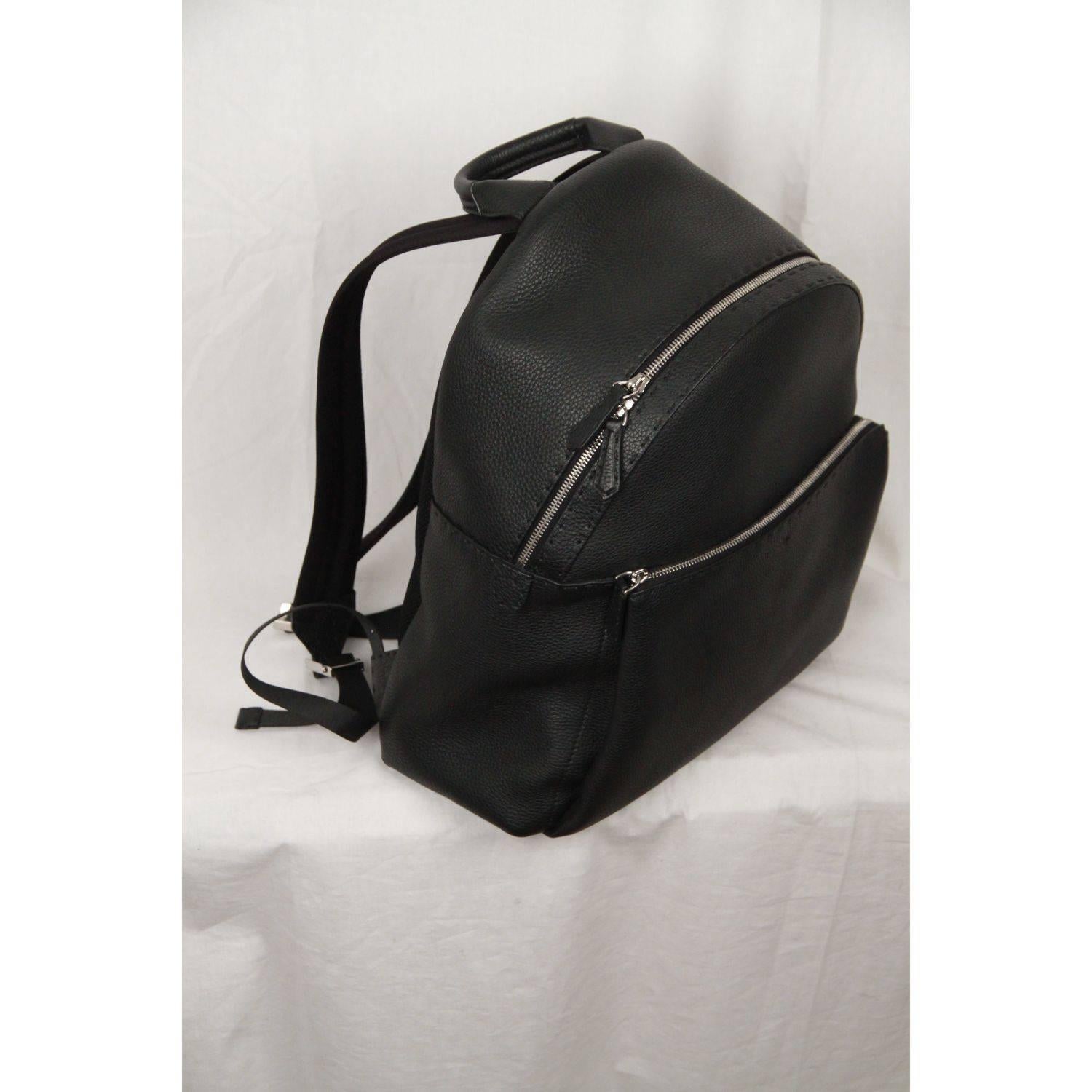 fendi backpack leather