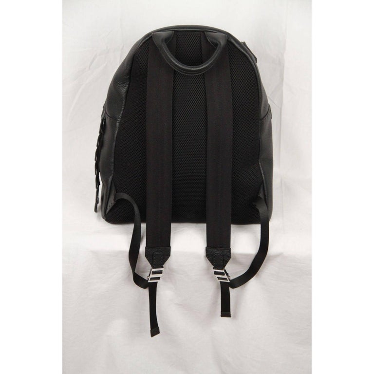 FENDI SELLERIA Black Leather BACKPACK with CROCODILE Tail For Sale at ...