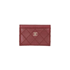 Chanel CC Zip Card Holder Quilted Caviar at 1stDibs