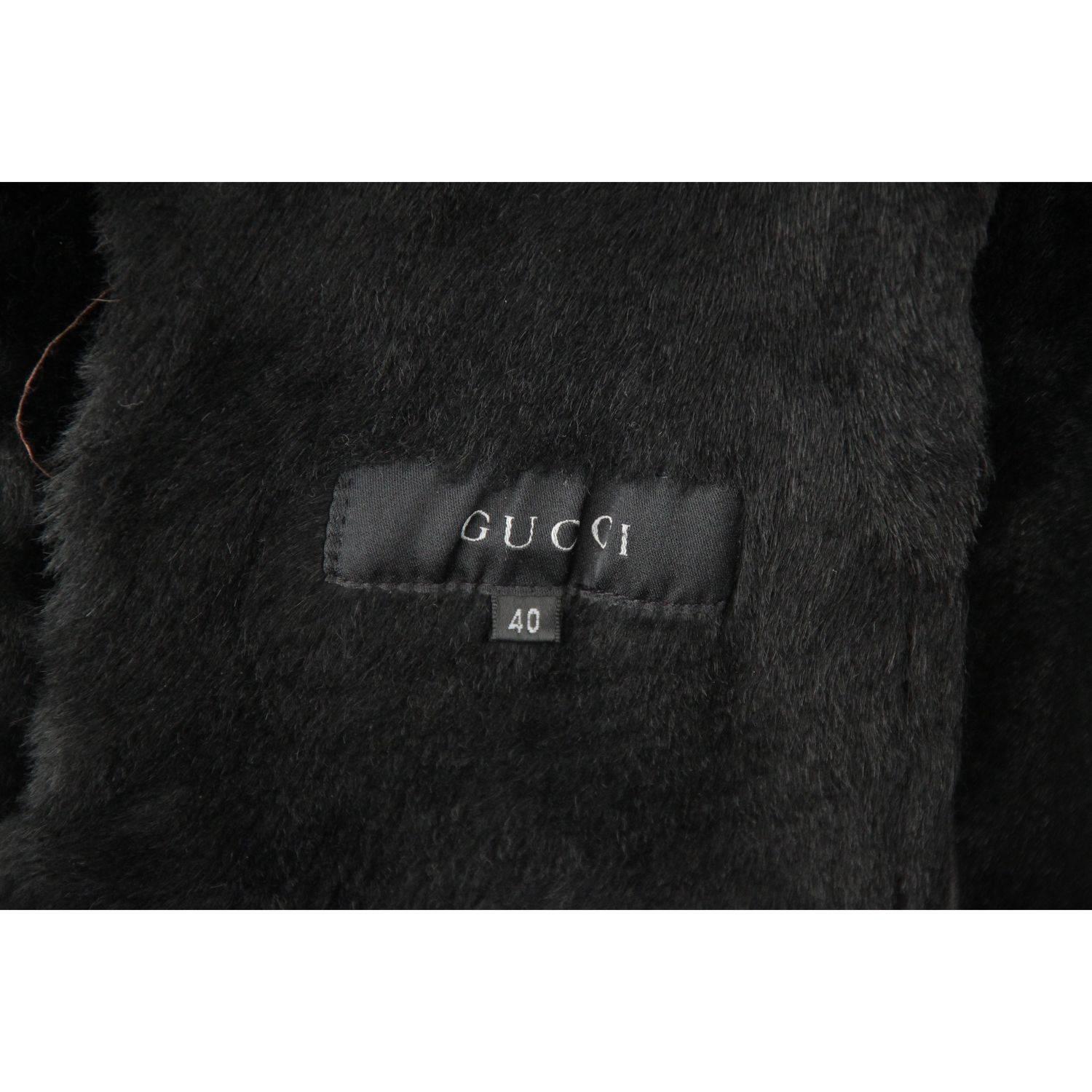 black suede coat with fur trim