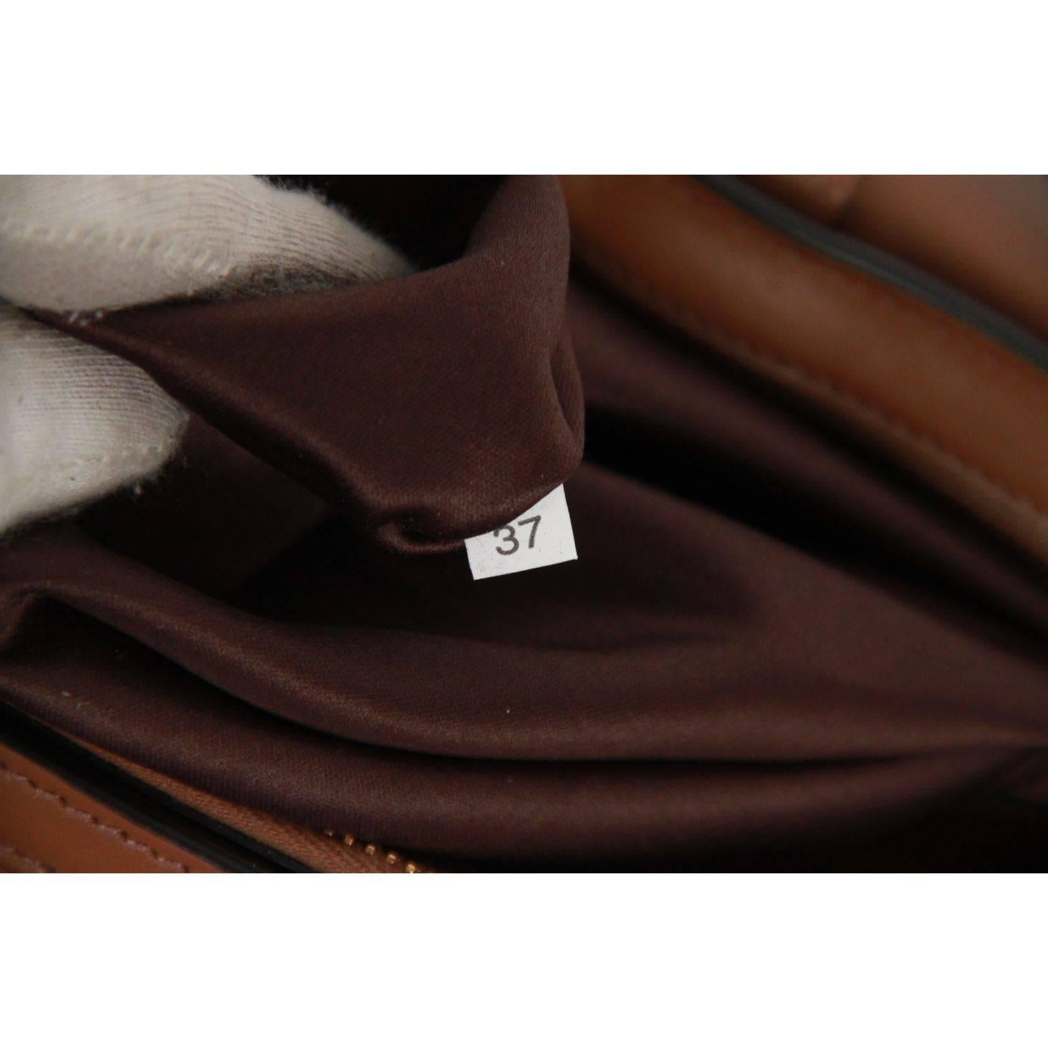 MIU MIU Tan VITELLO SOFT Leather SATCHEL with STRAP RN1078 6