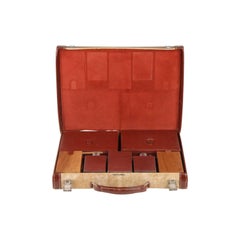 Hermes Vintage Leather Travel Grooming Set with Toiletry Accessories