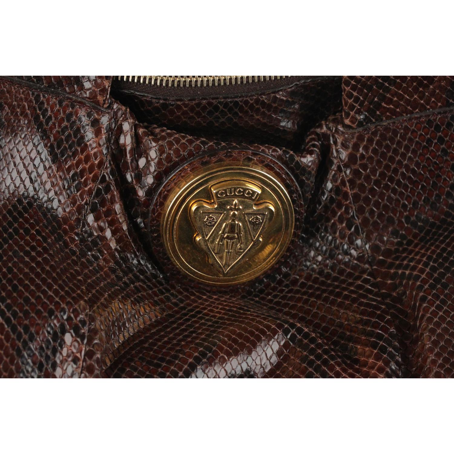 Black Gucci Brown Hysteria Large Tote Bag