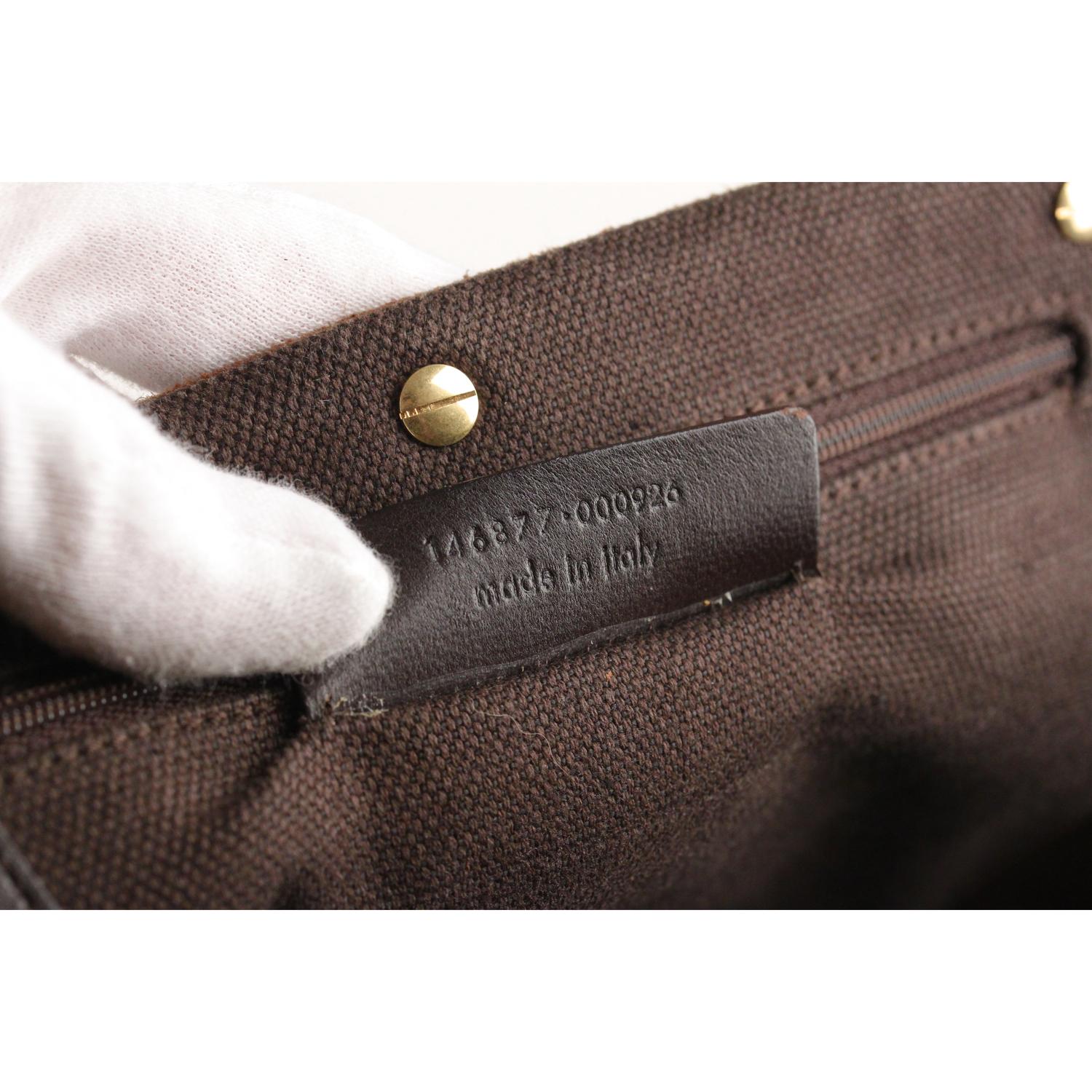 Yves Saint Laurent Brown Suede and Leather Shoulder Bag 6