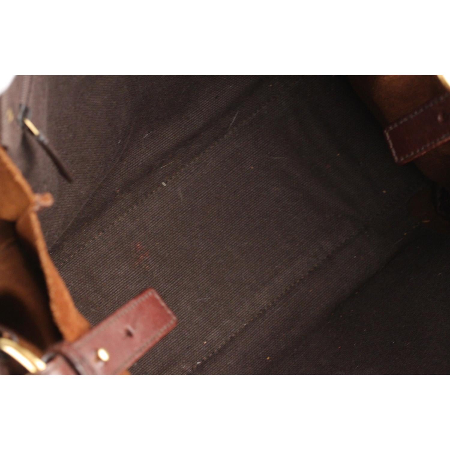 Yves Saint Laurent Brown Suede and Leather Shoulder Bag 4