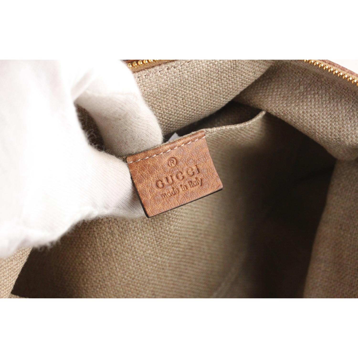 Gucci Tan Leather Bamboo Tassel Lucy Folding Clutch Bag 3