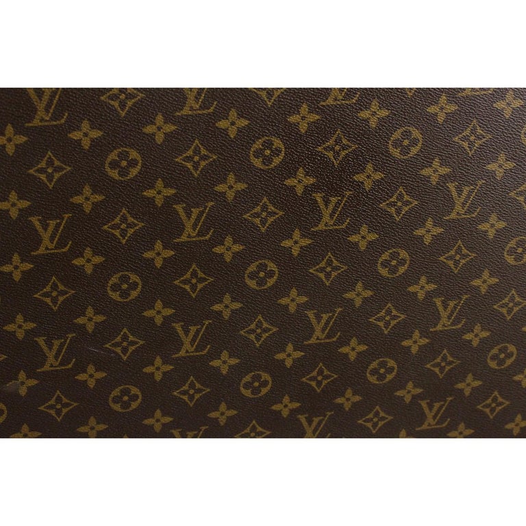 Louis Vuitton Vintage Monogram Special Lock 80 Luggage Travel Bag Trunk