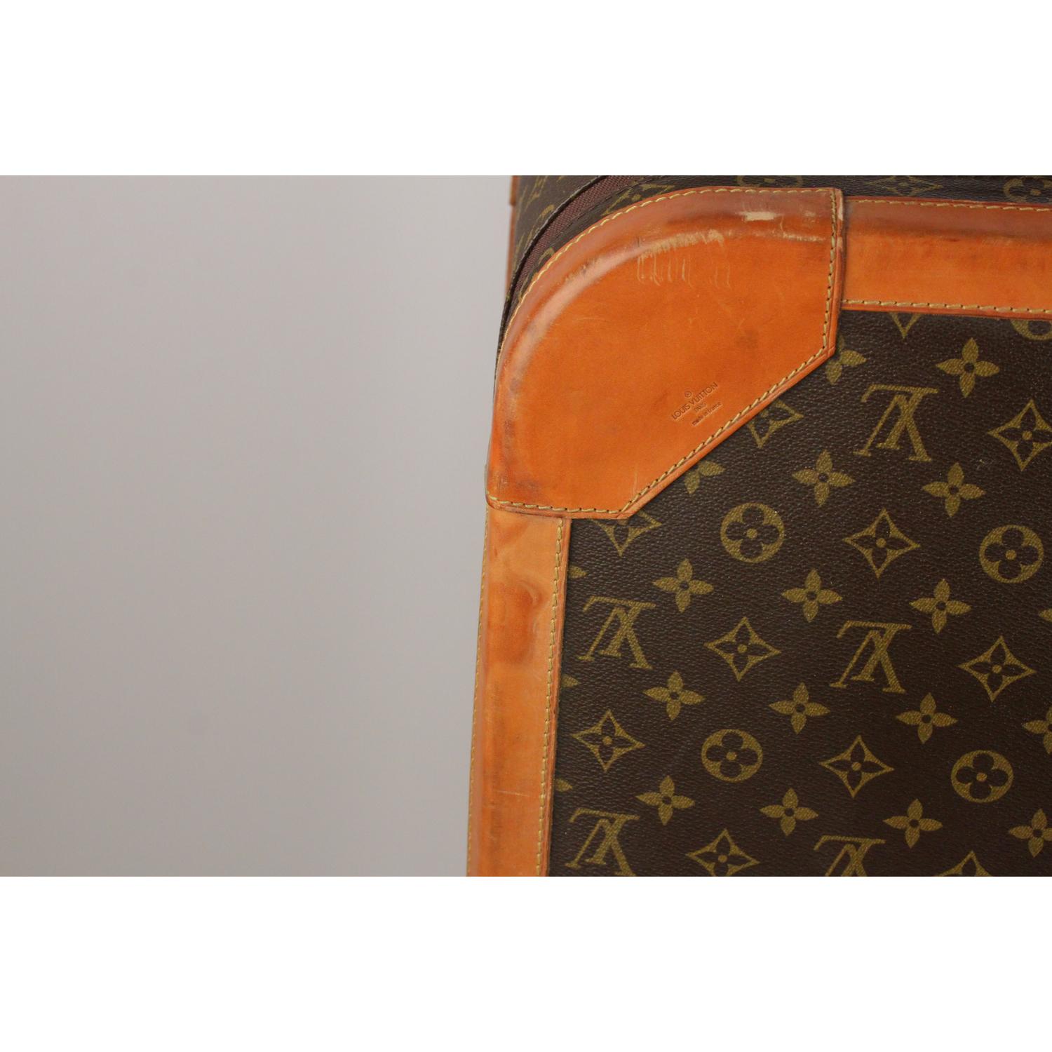 Louis Vuitton Vintage Monogram Special Lock 80 Luggage Travel Bag Trunk 1