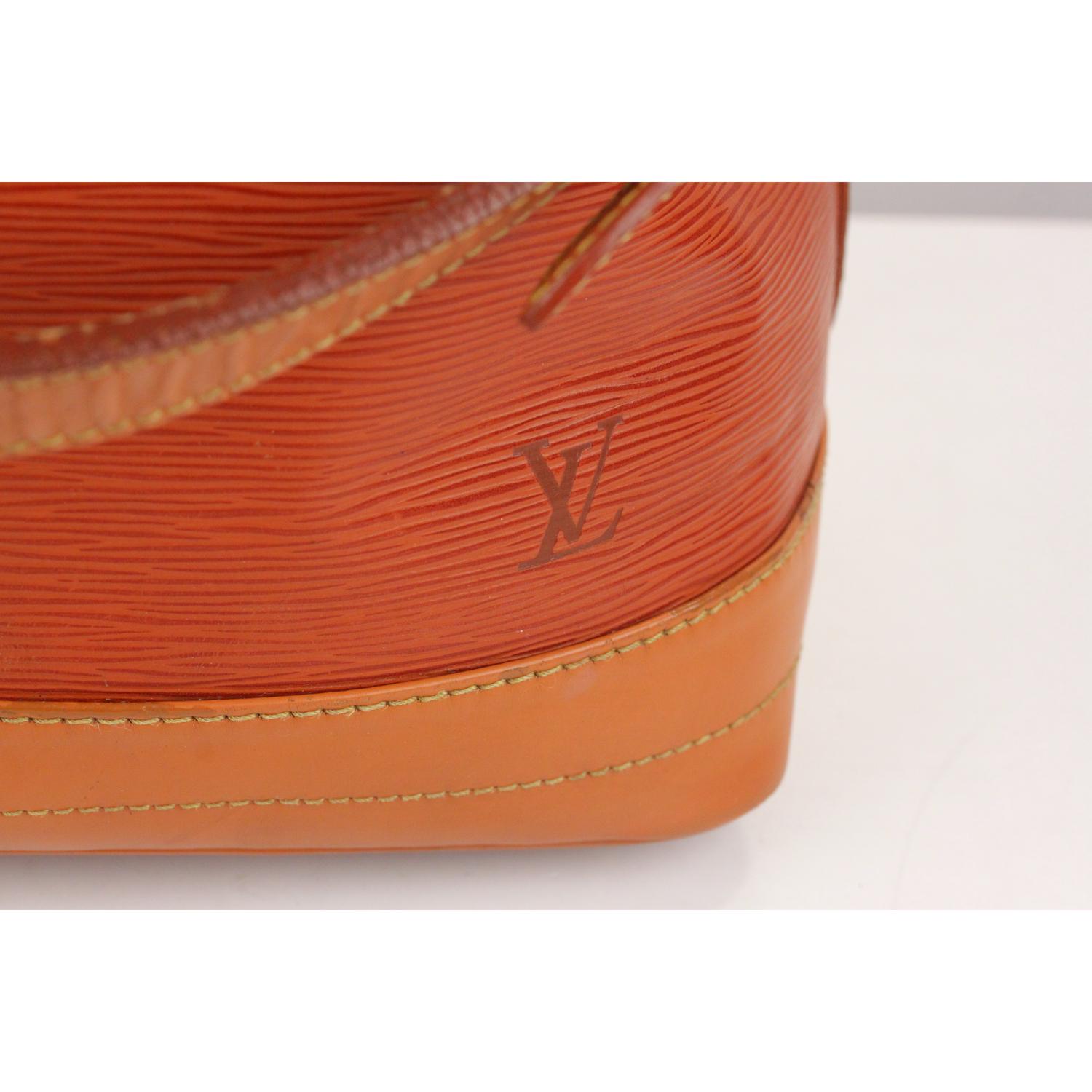 Orange Louis Vuitton Vintage Tan Epi Leather Noé Shoulder Bag