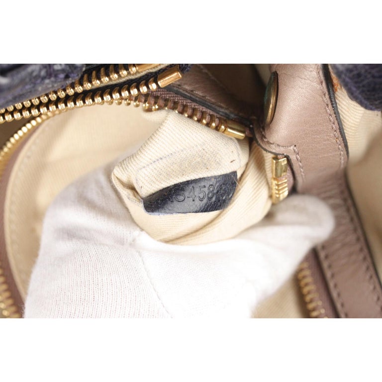 Chloe Blue Leather Bay Bag Tote Shoulder Bag For Sale at 1stDibs ...