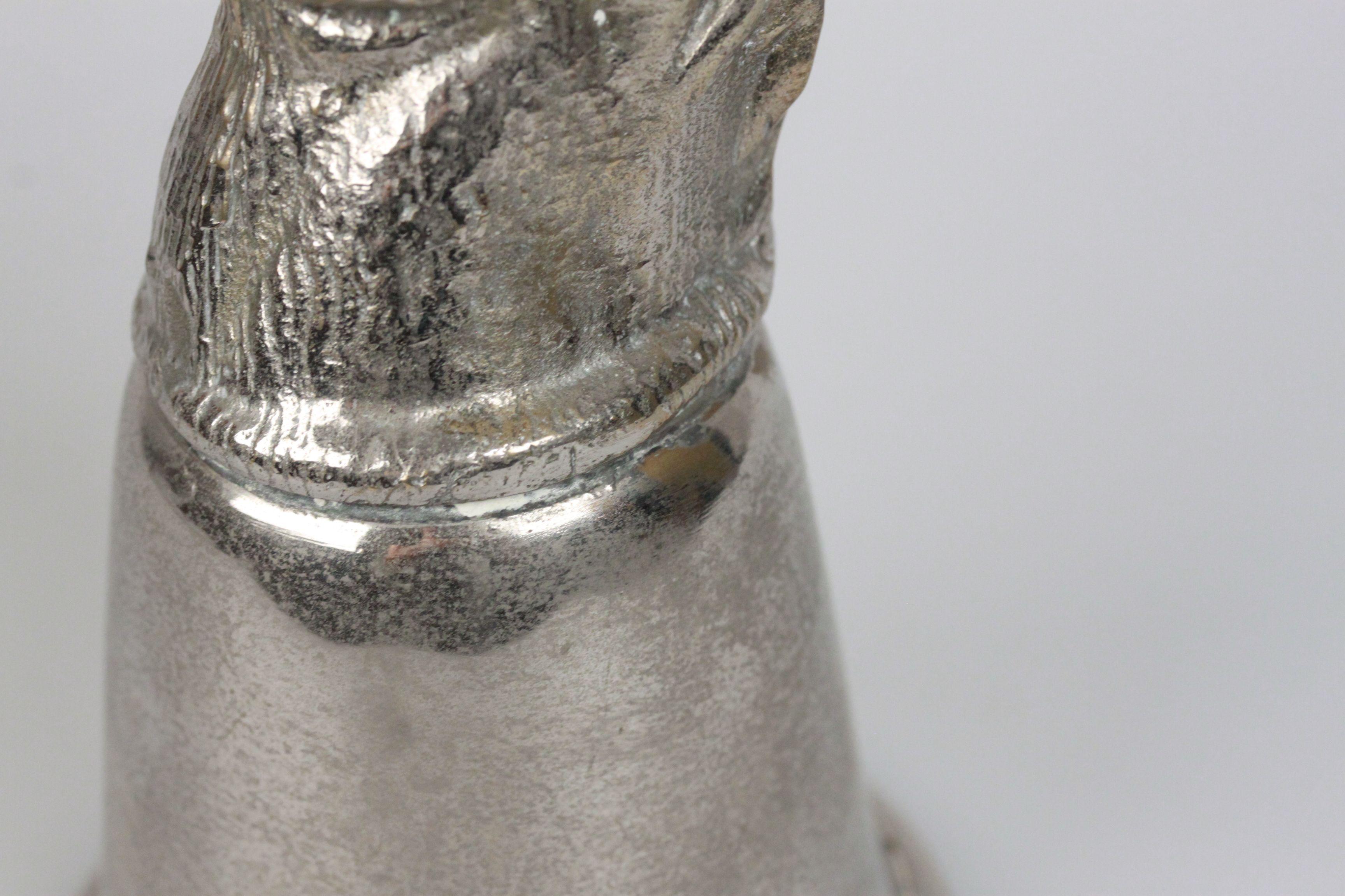 Gucci Vintage Silver Metal Horse Head Cup In Good Condition In Rome, Rome