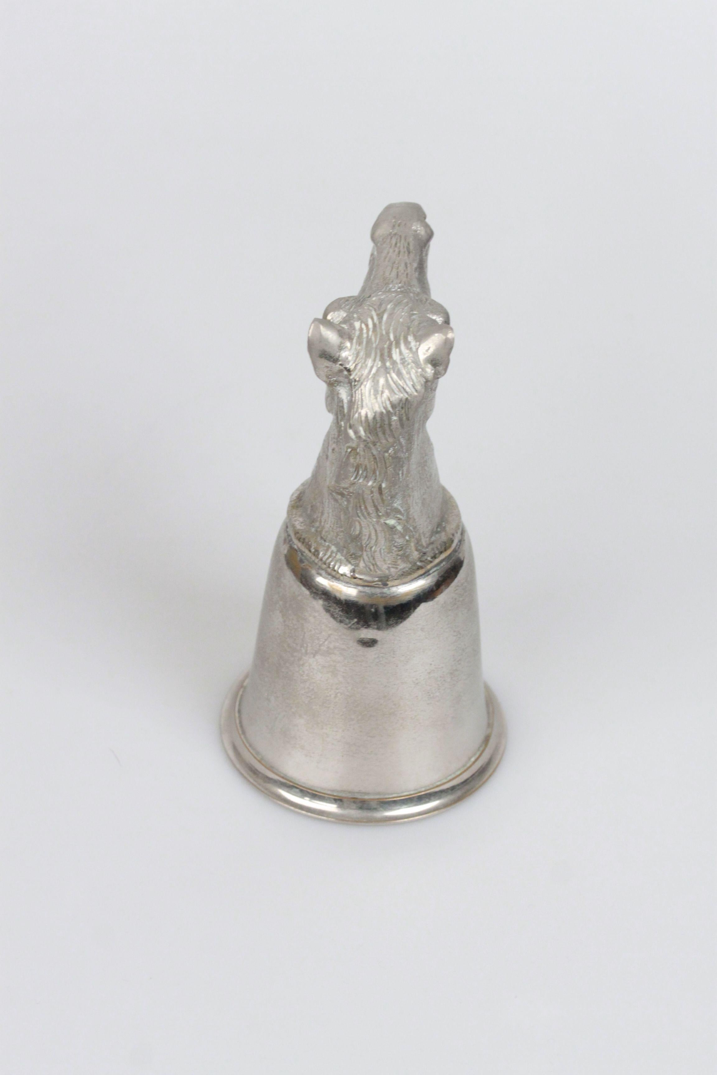 Women's Gucci Vintage Silver Metal Horse Head Cup