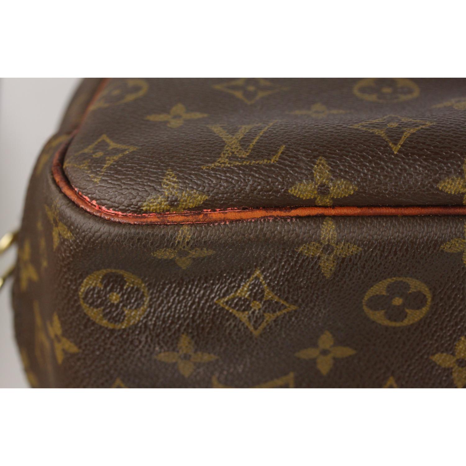 Louis Vuitton Vintage Brown Monogram Canvas Deauville Bag 4