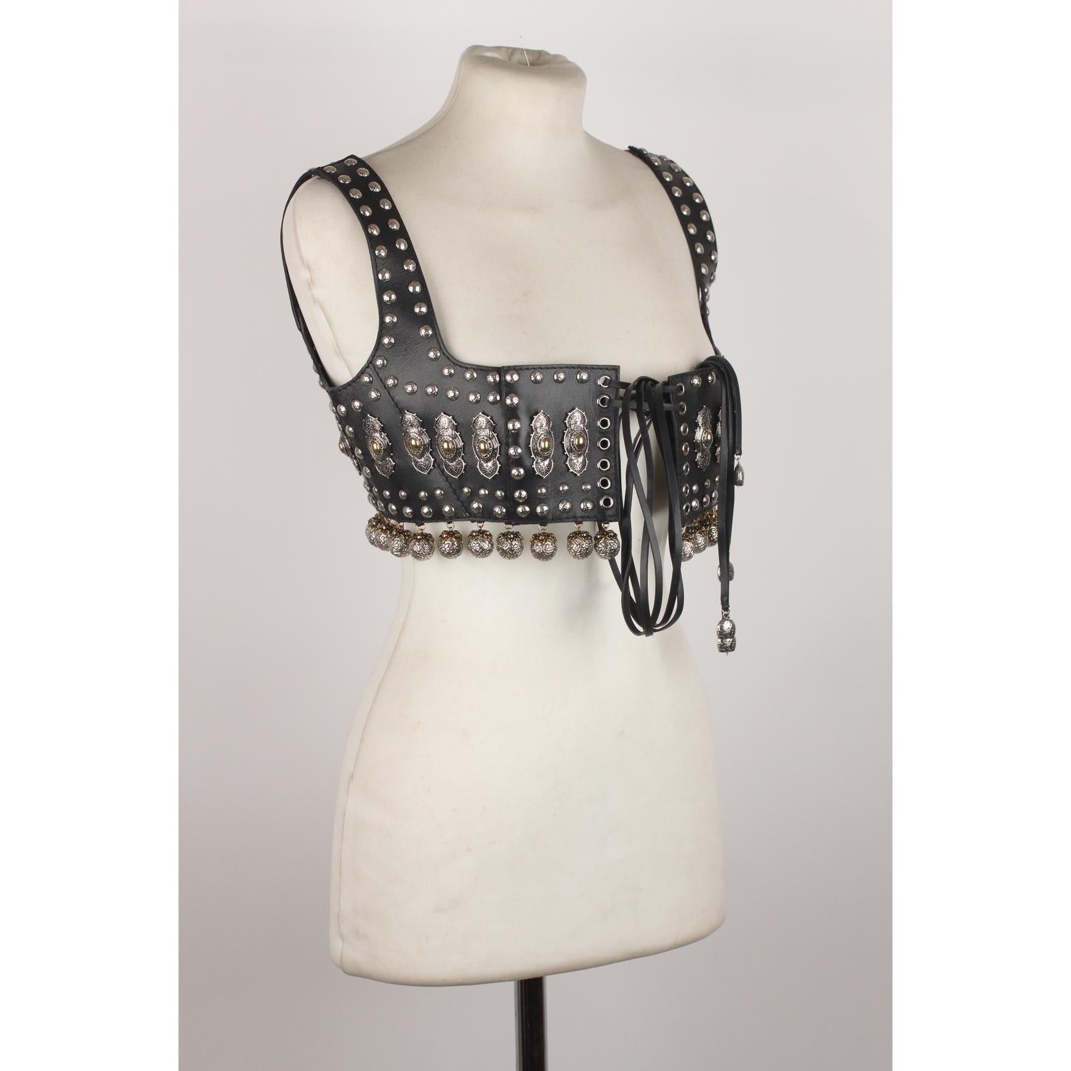 studded bustier top