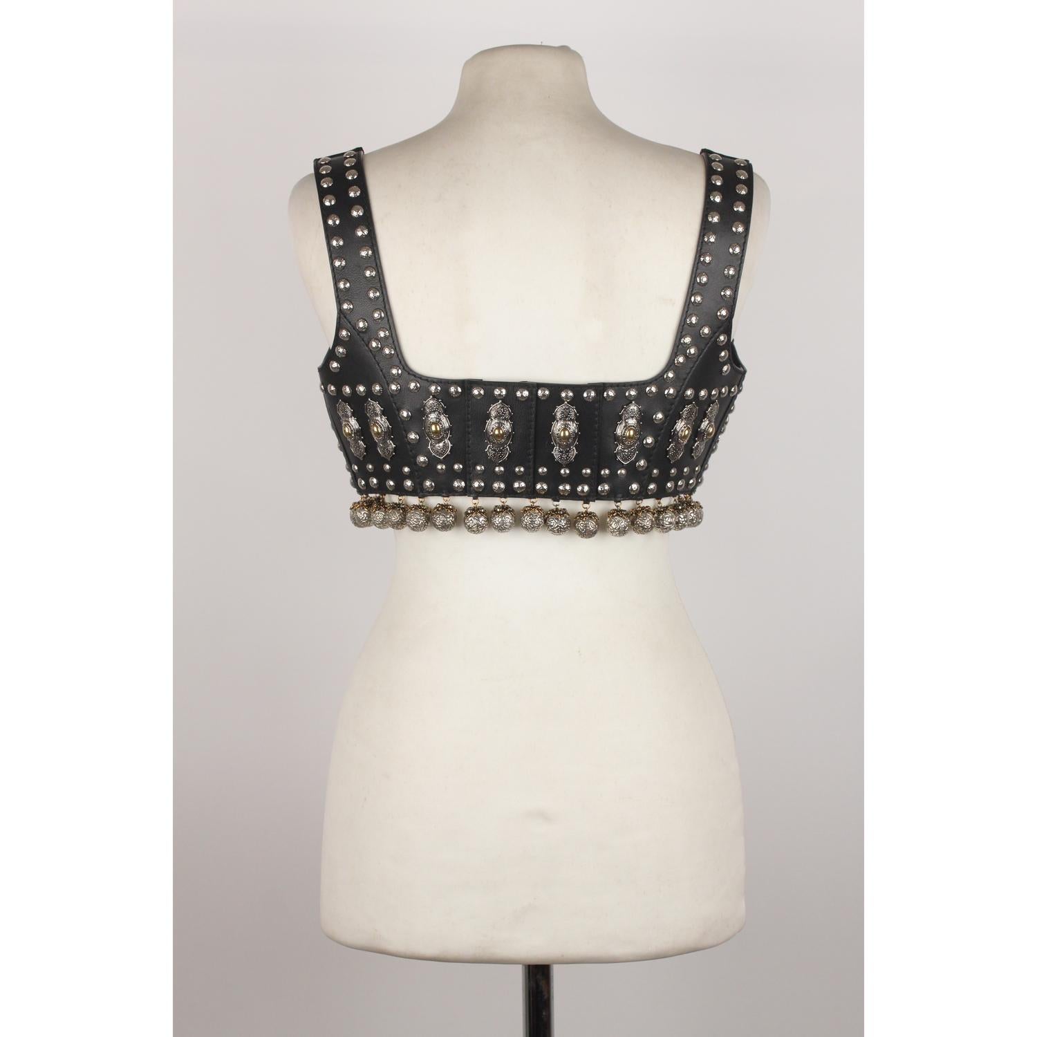 alexander mcqueen leather corset