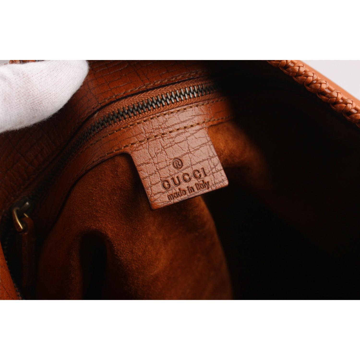Gucci Tan Leather Large Horsebit Hobo Shoulder Bag 4