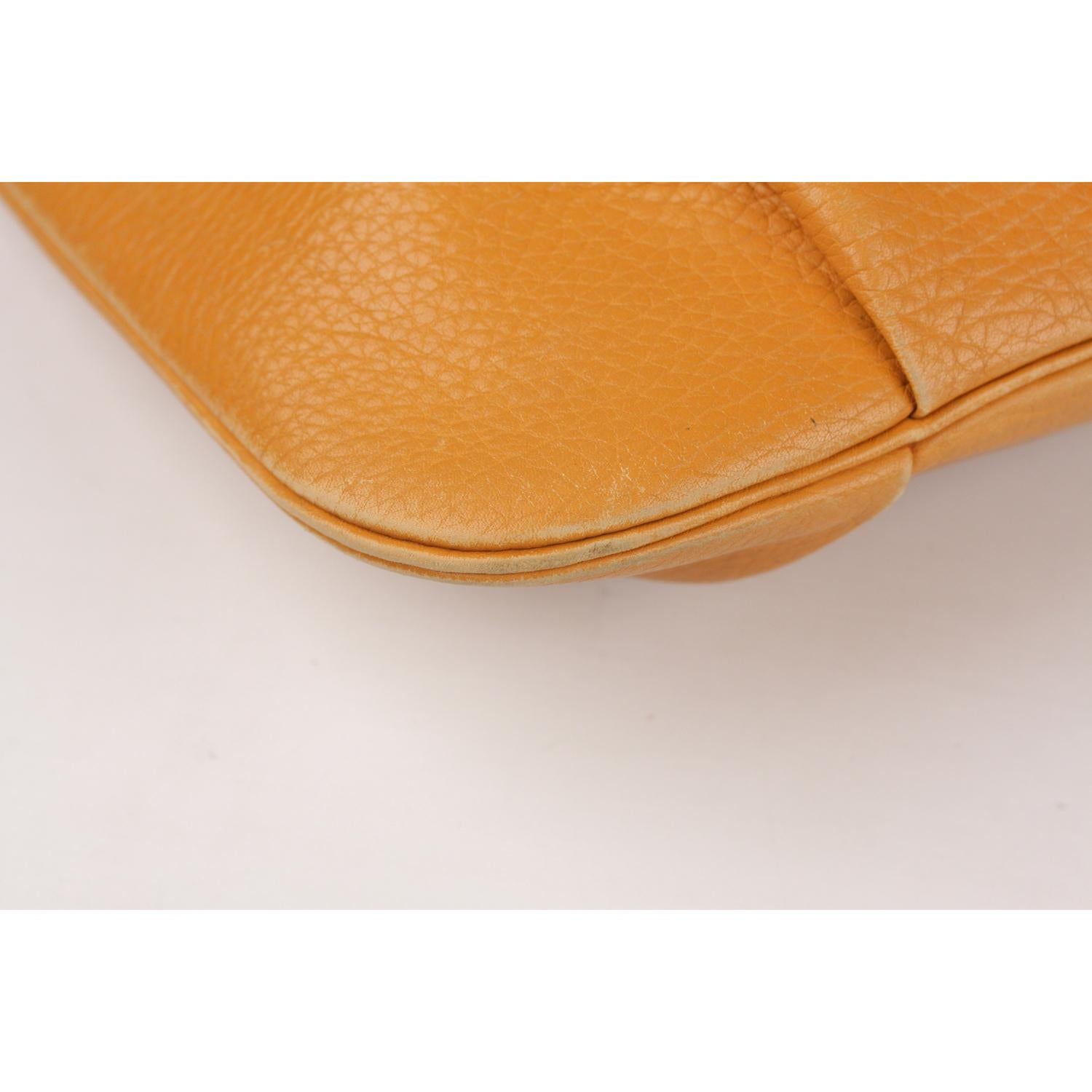 Hermes Vintage Tan Leather Rodeo Crossbody Bag 1