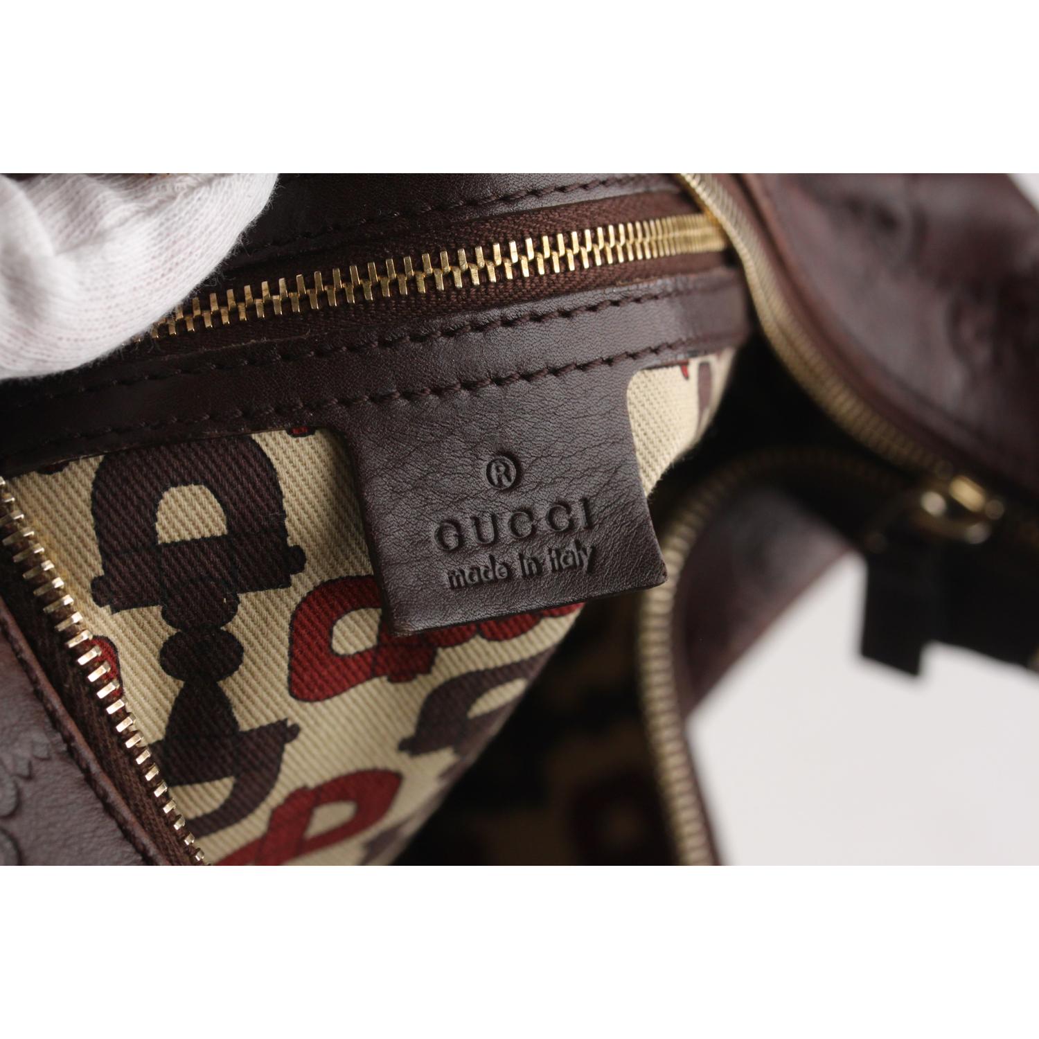 Gucci Brown Guccissima Leather Horsebit Hobo Shoulder Bag 6