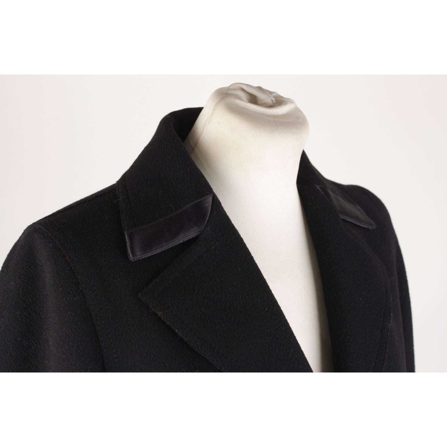 Gucci Black Baize Blazer Jacket Tom Ford Era Size 42 In Good Condition In Rome, Rome