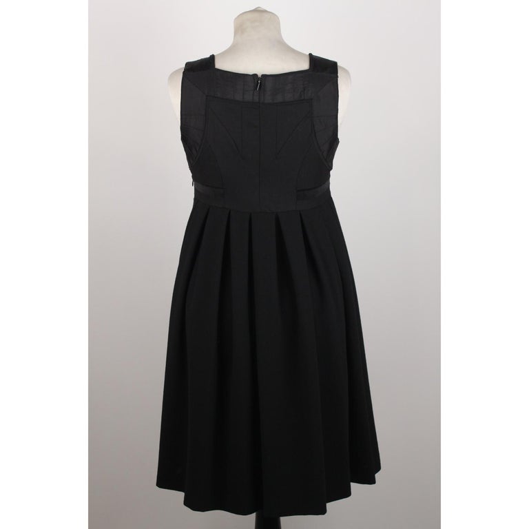 Gucci Black Sleeveless Smock Dress Little Black Dress For Sale at ...