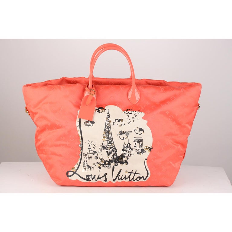 Louis Vuitton Coral Nouvelle Vague Beach Bag 2012 Limited Edtion For Sale at 1stdibs