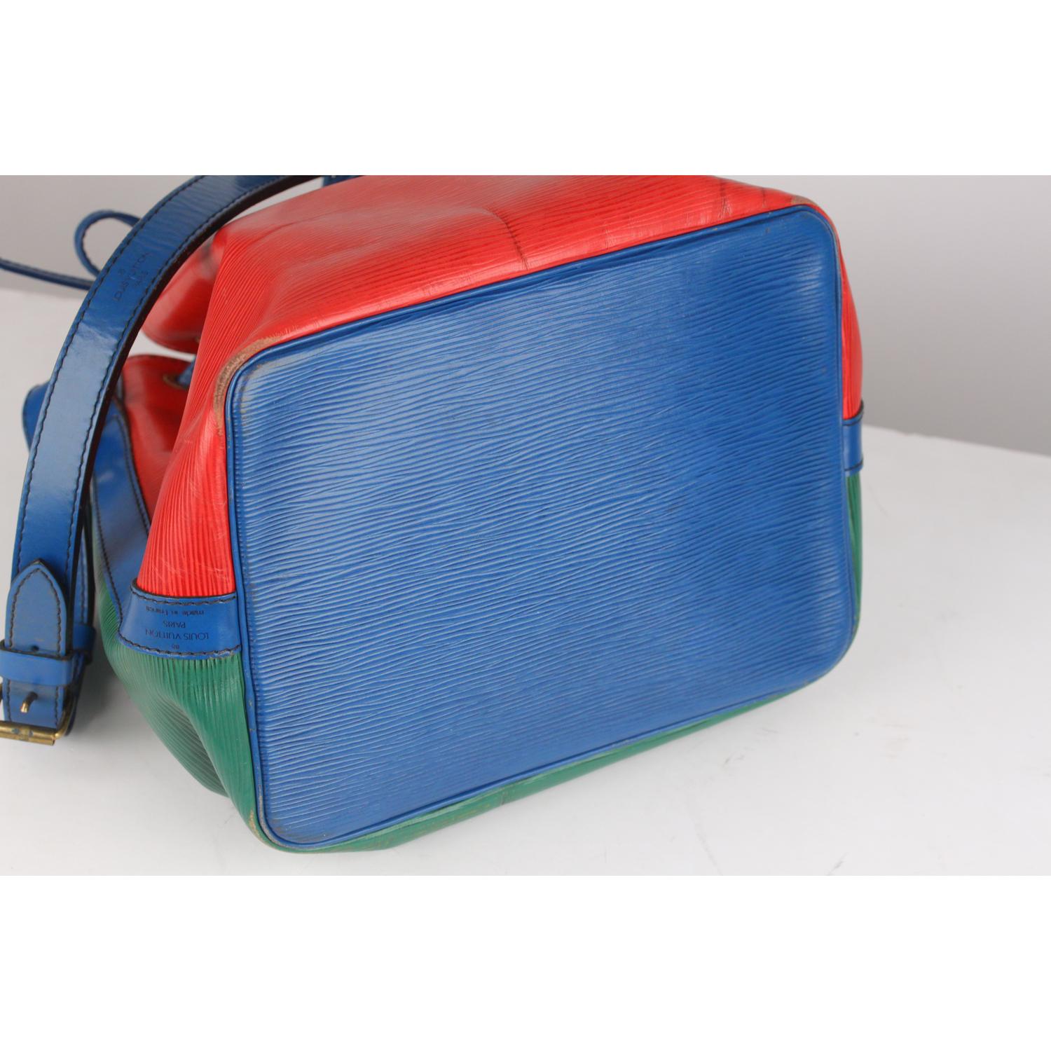 Louis Vuitton Vintage Multicolor Epi Leather Petit Noé Shoulder Bag 1