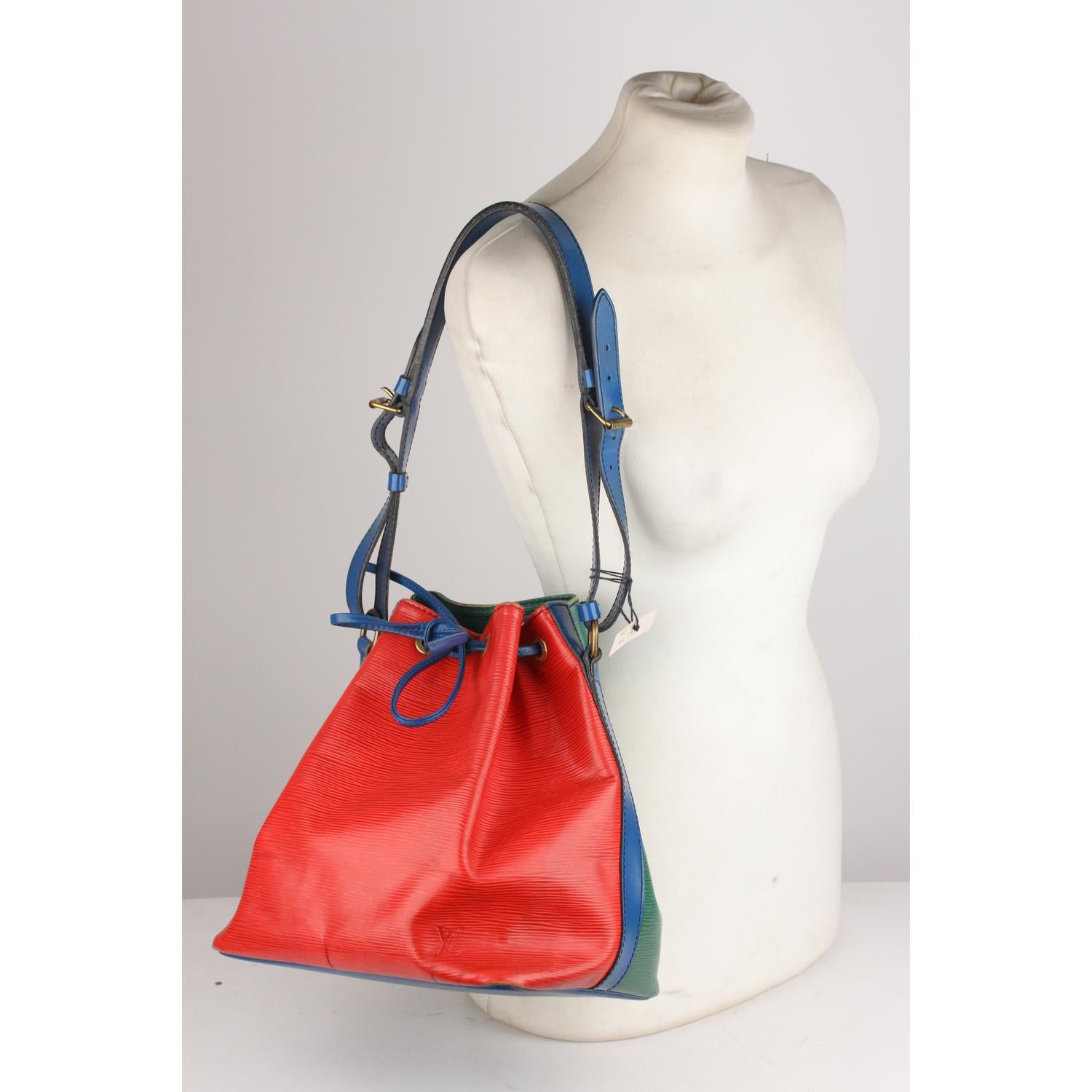 Louis Vuitton Vintage Multicolor Epi Leather Petit Noé Shoulder Bag 6