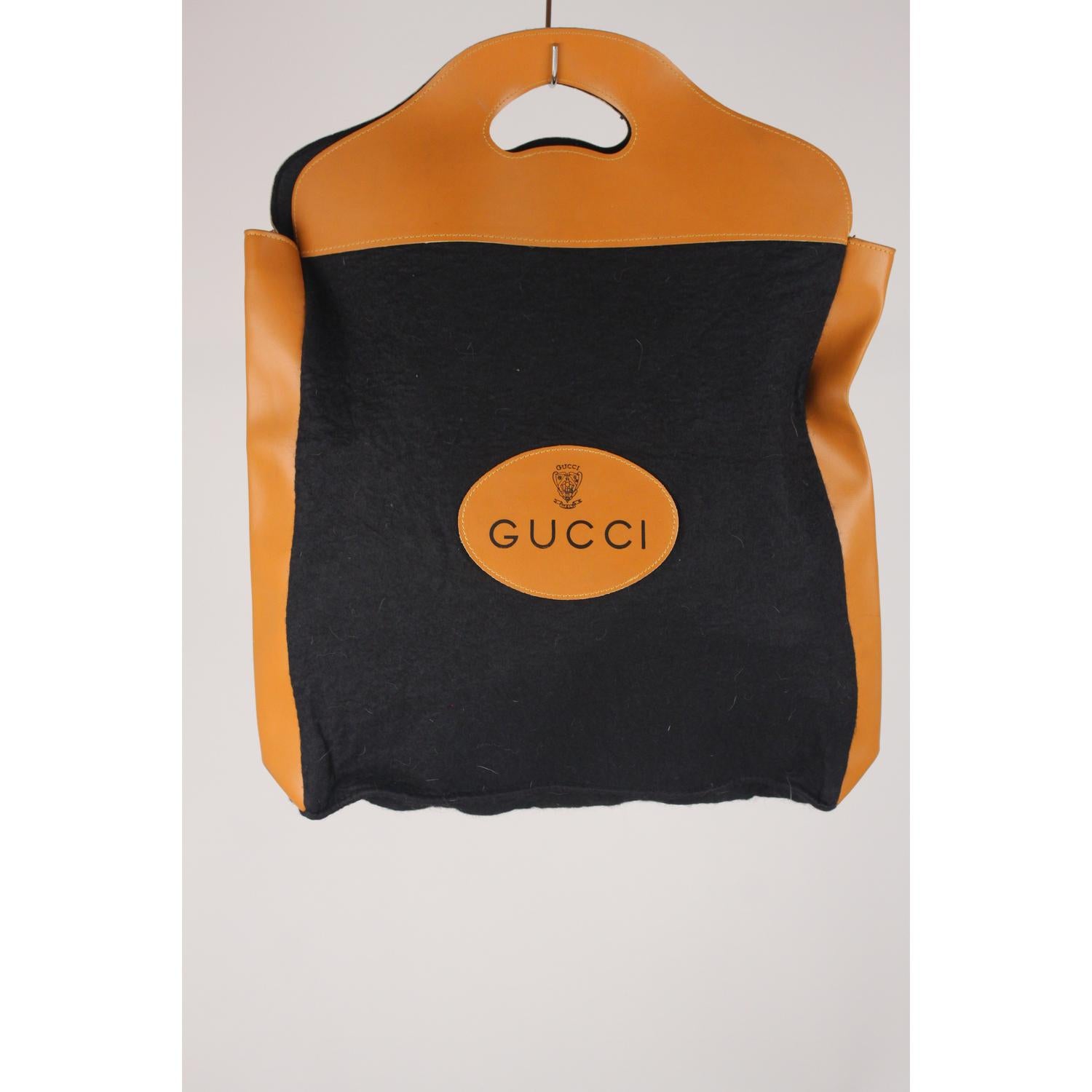 gucci felt tote