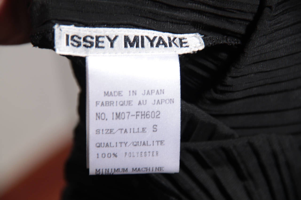 ISSEY MIYAKE Black Pleated DRESS SUIT Jacket & Maxi Dress SET Size S 5
