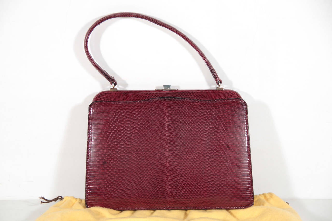 gucci burgundy bag vintage