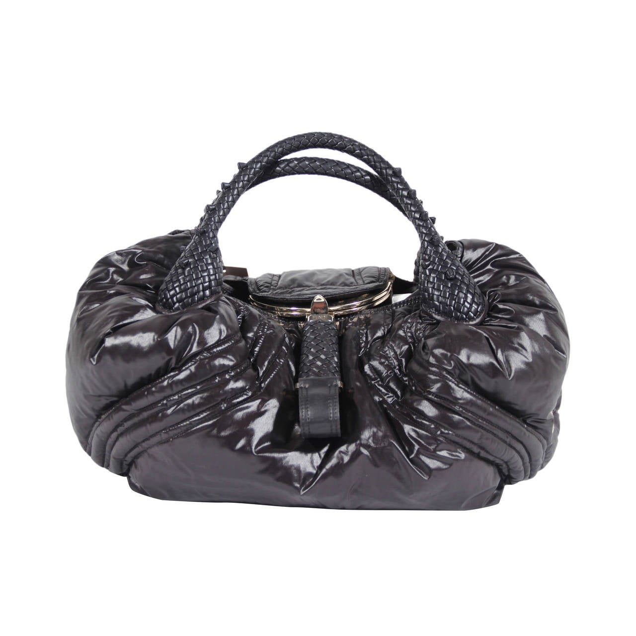 FENDI LIMITED EDITION Black Nylon MONCLER SPY BAG Handbag HOBO For Sale at  1stDibs