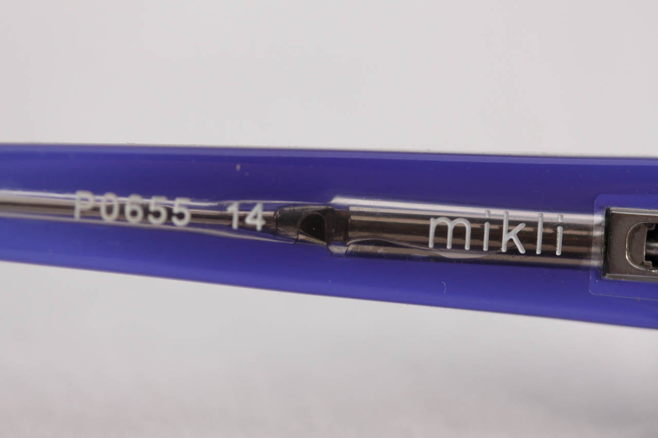 ALAIN MIKLI STARCK Blue EYEGLASSES BIOCITY P0655 54/14 125 Frame unisex eyewear 1