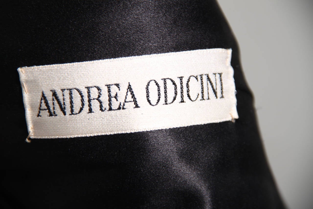 Women's ANDREA ODICINI VINTAGE Velvet & Tartan Cashmere REDINGOTE Coat ROBE MANTEAU
