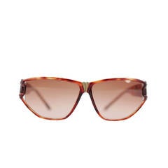 GIVENCHY PARIS Vintage Brown Tortoise SUNGLASSES SG02 COL 2 eyewear