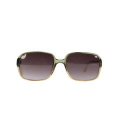 GIANFRANCO FERRE Retro Sunglasses GF583 GREEN OPTYL frame unisex eyewear