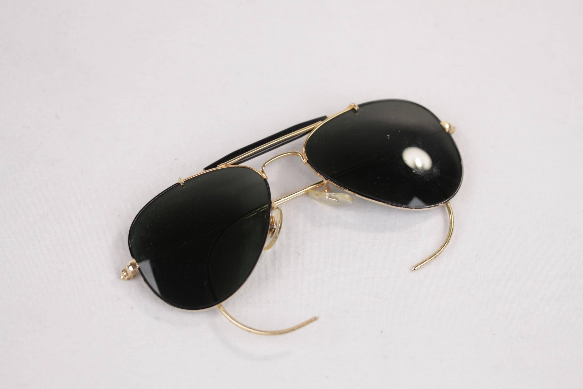 ray ban aviator outdoorsman black