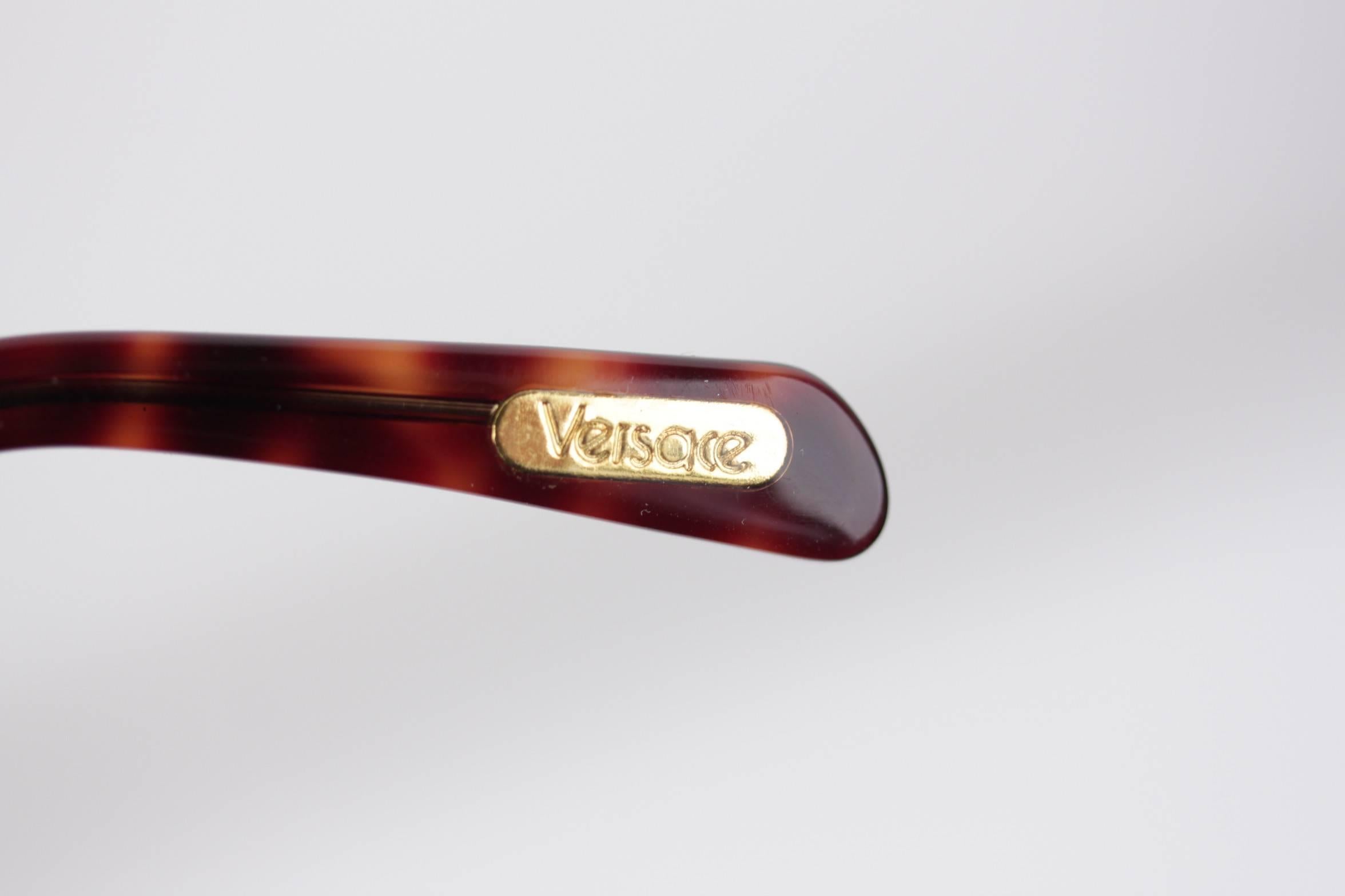  Gianni Versace Vintage Gold / Brown Sunglasses Mod. 399 Col 740 60/15 Eyewear  3