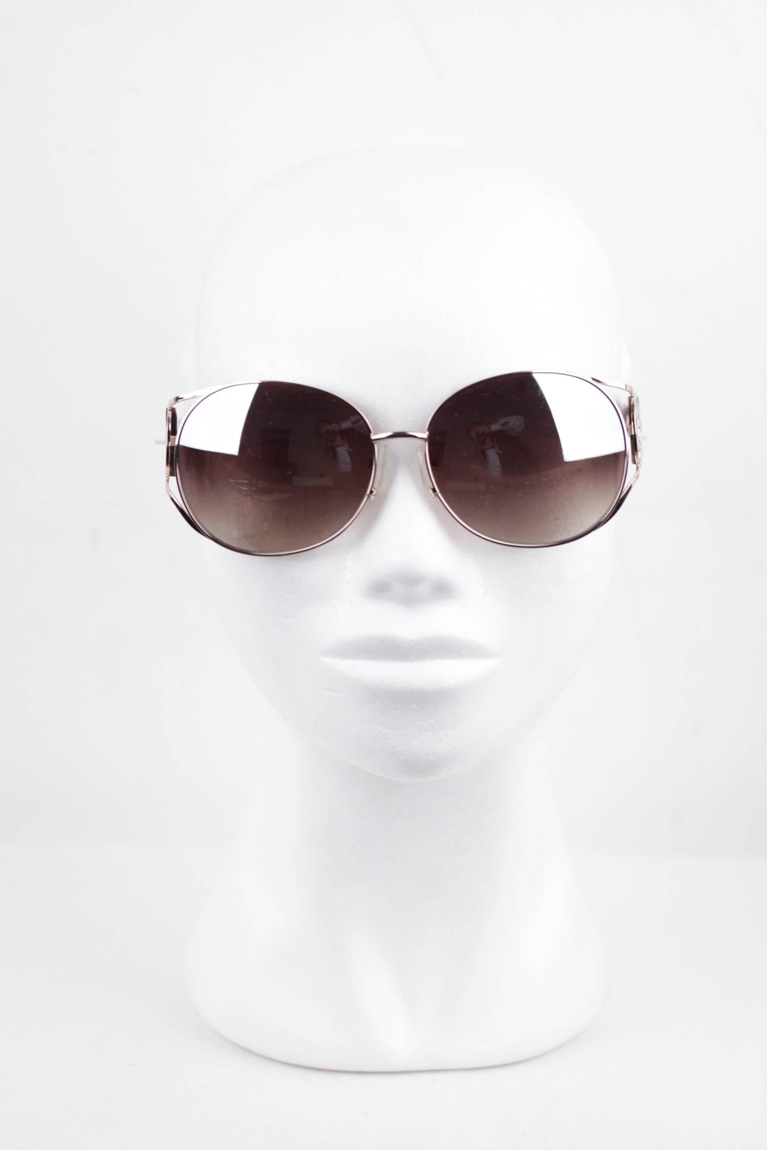 ROMEO GIGLI silver/brown oversized Sunglasses RGG4/S col.D 61/15 135 mirror lens 3