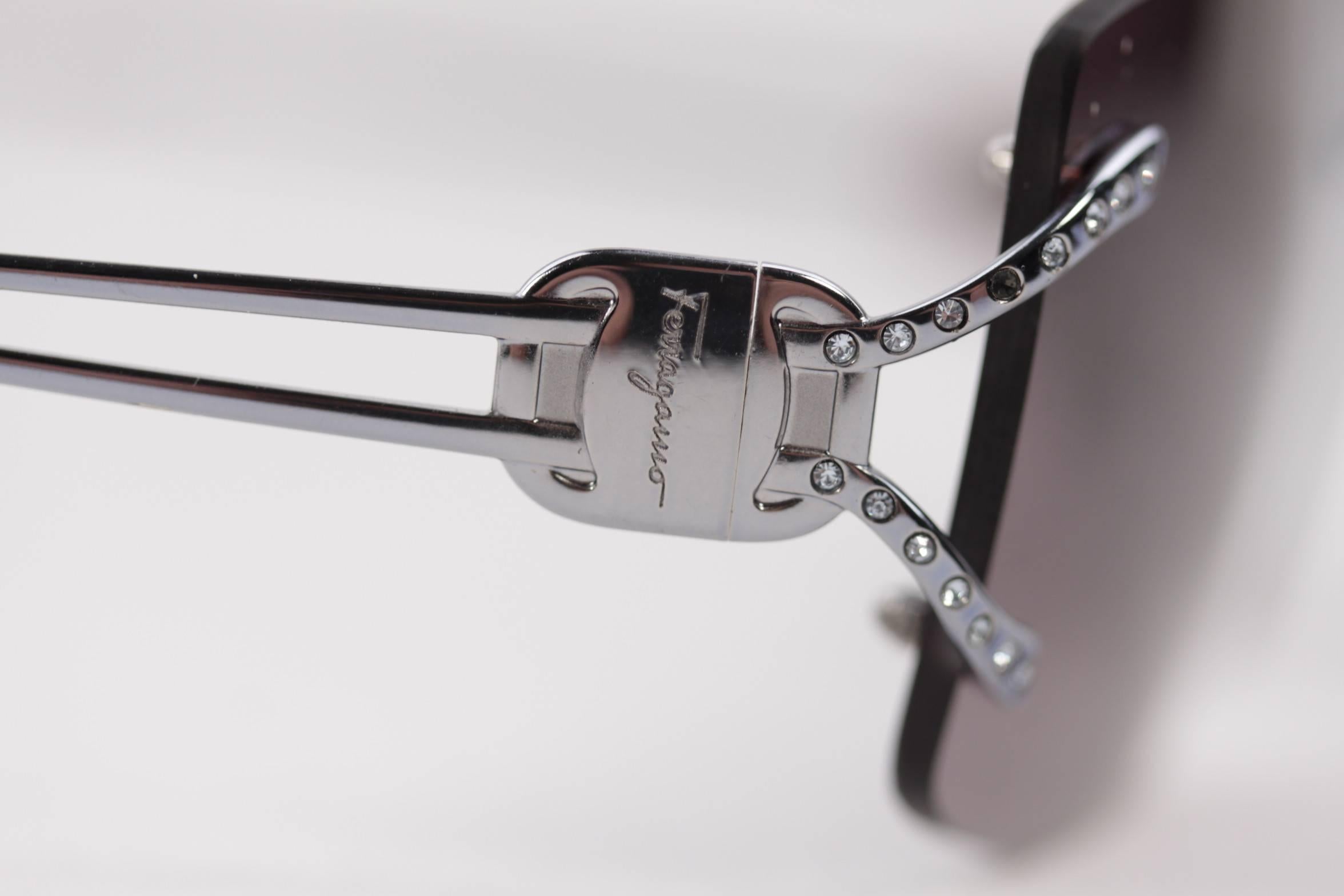SALVATORE FERRAGAMO sunglasses silver/blue eyewear 1648-B 545 53/16 135 2