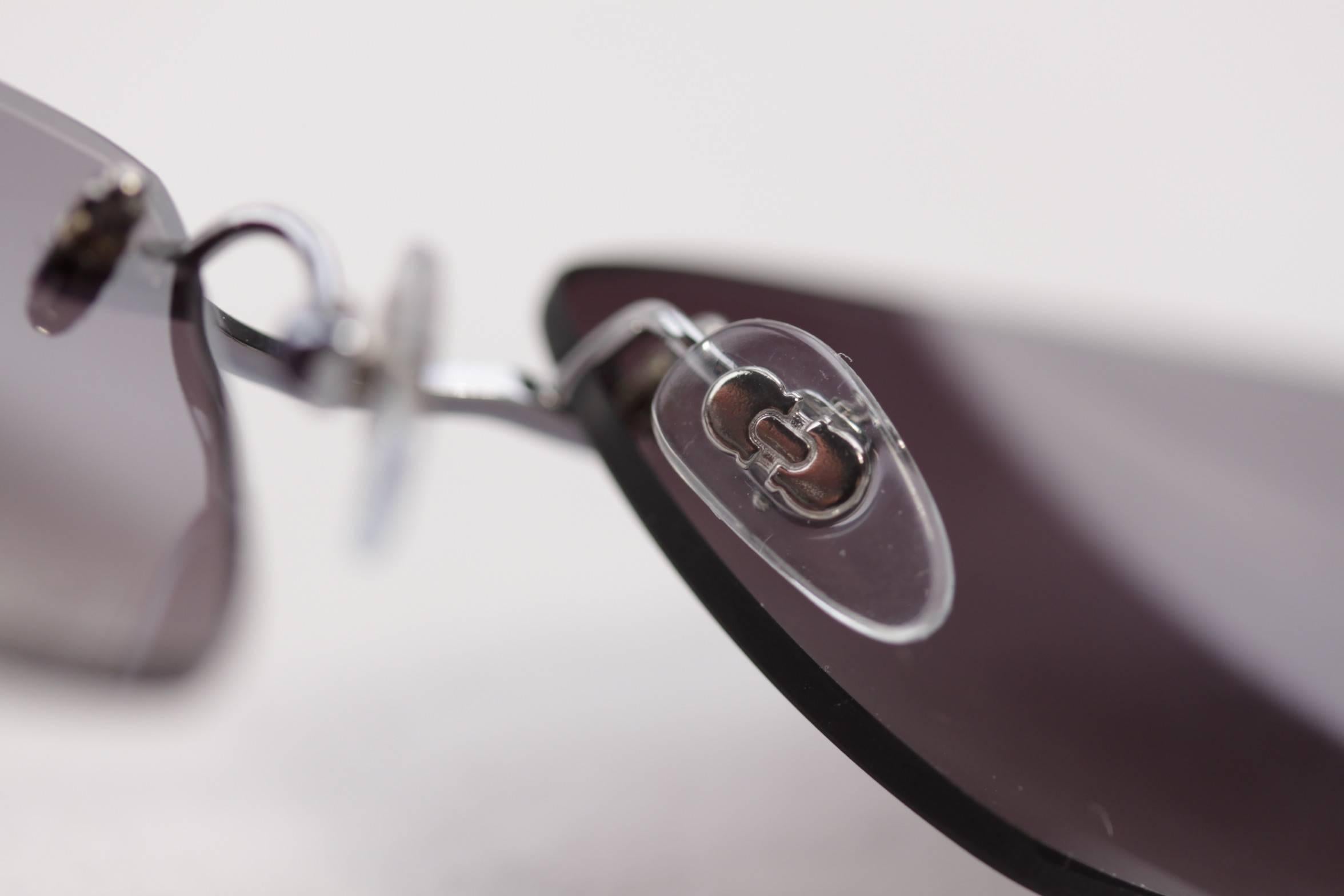 SALVATORE FERRAGAMO sunglasses silver/blue eyewear 1648-B 545 53/16 135 4